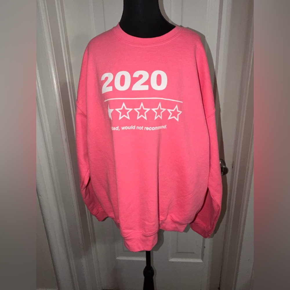 Women's‎ XL sweater, shirt, top Pink Graphic Sweatshirt